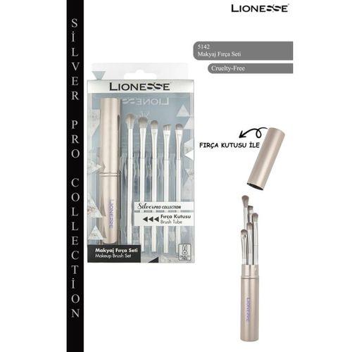 Silver Pro Collection 5'li Göz Makyaj Fırça Seti 5142 - Saklama & Taşıma Kutusu İle