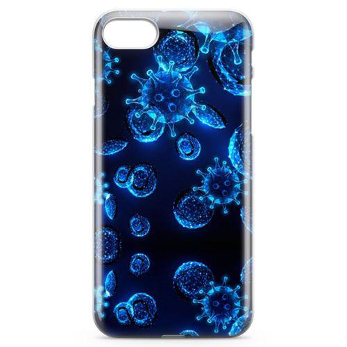 Apple iPhone SE 2020 Kılıf Viral Enfeksiyon Arka Kapak Koruma Desenli Full Koruyucu