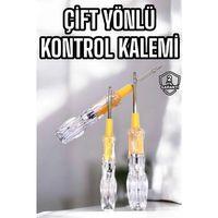 Çift Taraflı Elektrik Kontrol Kalemi Şeffaf Tornavida