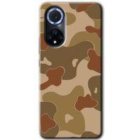 Huawei Nova 9 HD Baskılı Kılıf + 9D Tam Ekran Koruyucu - Kamuflaj 10