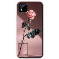Realme C11 Kılıf HD Desen Baskılı Arka Kapak - Retro Gül