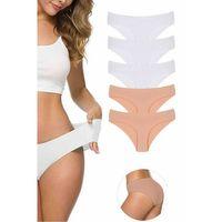5 Adet Kadın Dikişsiz Lazer Kesim Esnek İz yapmayan Külot S3