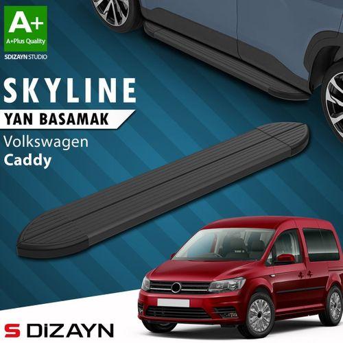 S-Dizayn VW Caddy 3 Skyline Siyah Yan Basamak 193 Cm 2004-2020 A+ Kalite