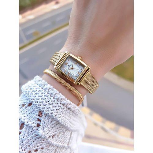 Daniel Klein Çelik Hasır Kordon 2 Yıl Garantili 3Atm Suya Dayanıklı Kadın Kol Saati+Bileklik 109702