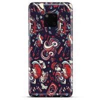 Retro (6) Desen Silikon Kılıf Renkli General Mobile GM 20 Kılıf