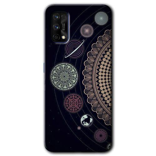 Realme 7 Pro Kılıf HD Desen Baskılı Arka Kapak - Gezegen Döngüsü