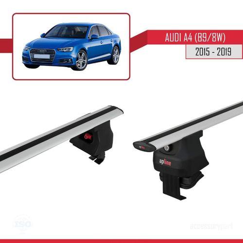 Audi A4 (B9/8W) 2015-2019 Arası ile uyumlu ACE-4 Ara Atkı Tavan Barı GRİ
