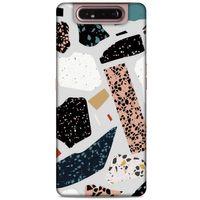 Samsung Galaxy A80 Kılıf Baskılı Özel Seri Taşlı (27) Tasarımlı Kılıf