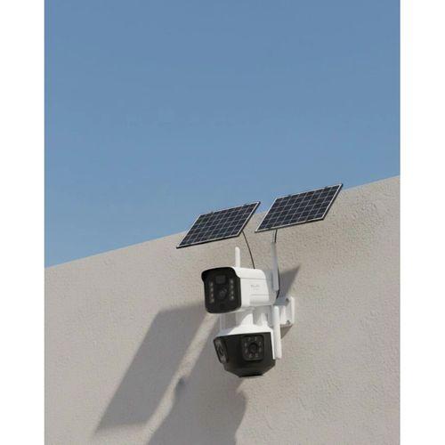 Çift Solar Panelli 4g Kablosuz Ip Güvenlik Kamerası 9mp Ve Hareket Takipli