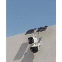 Çift Solar Panelli 4g Kablosuz Ip Güvenlik Kamerası 9mp Ve Hareket Takipli