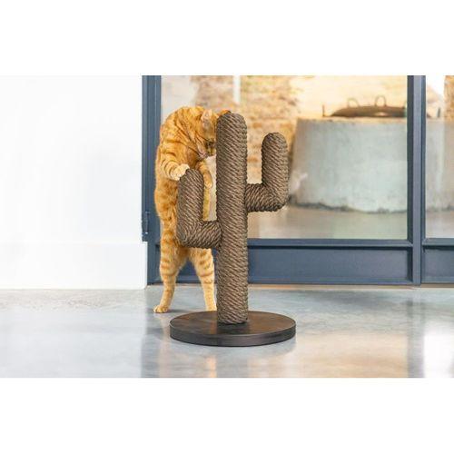 Beeztees DBL Kedi Tırmalama, Boz Siyah, 35x35x60cm