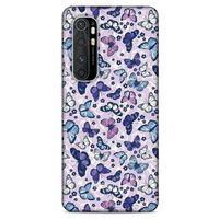Xiaomi Mi Note 10 Lite Kılıf Kelebek Etkisi (28) Arka Kapak Karışık Renkli