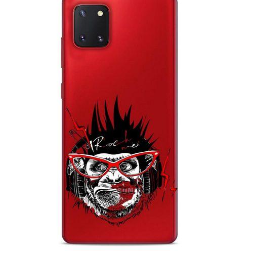 Zoologix (17) Samsung Galaxy Note 10 Lite Şeffaf Kılıf Silikon Desenli