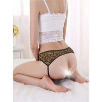 Ağı Arası Açık Leopar Desenli Fantazi Külot