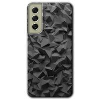 Galaxy S21 FE Kılıf HD Desen Baskılı Arka Kapak - Dark Broke + Kırılmaz Cam