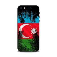 Apple Iphone 5S Uyumlu Kılıf Azarbaijan (34) Slim Armor Kılıf Bayrak
