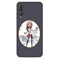 Sokak Modası 56 Huawei P20 Pro Kılıf Desenli Silikon