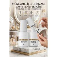 2 ADET Fırçalı Tırnak Yapıştırıcısı 7gr - Kırılmaz Bağ, Profesyonel Sonuç Solingen Professional  723061