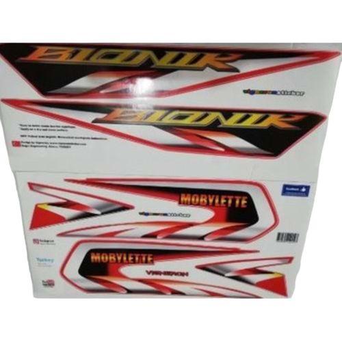 MOBYLETTE Mobylette 2005 Bionik Yazı Takımı Kırmızı
