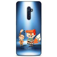 Oppo Reno 2 Kılıf FunnyMaX (1) Kılıfı Mavi Beyaz