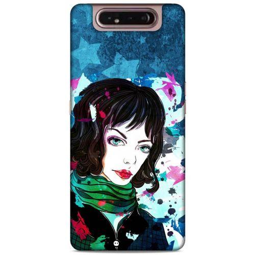 Lopard Samsung Galaxy A80 Uyumlu Kılıf Sürreal Yüzler ♀ (23) Ultra Koruma Kılıfı Baskılı