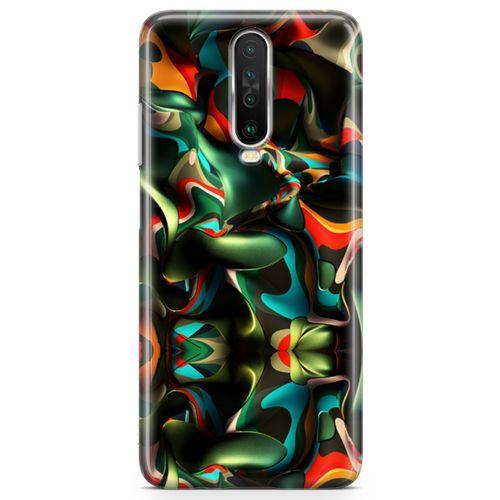 Xiaomi Redmi Poco X2 Kılıf Renklerin Savaşı Arka Kapak Koruma Desenli Full Koruyucu