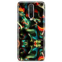 Xiaomi Redmi Poco X2 Kılıf Renklerin Savaşı Arka Kapak Koruma Desenli Full Koruyucu