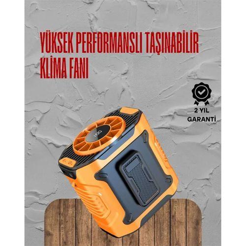 Turbo Mini Fan – Dijital Ekranlı, Sessiz & Şarjlı Serinlik!