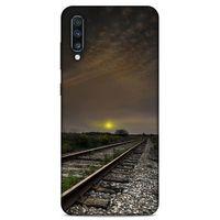 Lopard Samsung Galaxy A70s Uyumlu Kılıf Gece'S (33) Hybrid Kılıf Demiryolu