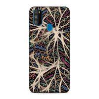 Samsung Galaxy M30s Kılıf Refleks Hatti Arka Kapak Silikon Koruma Full Koruyucu