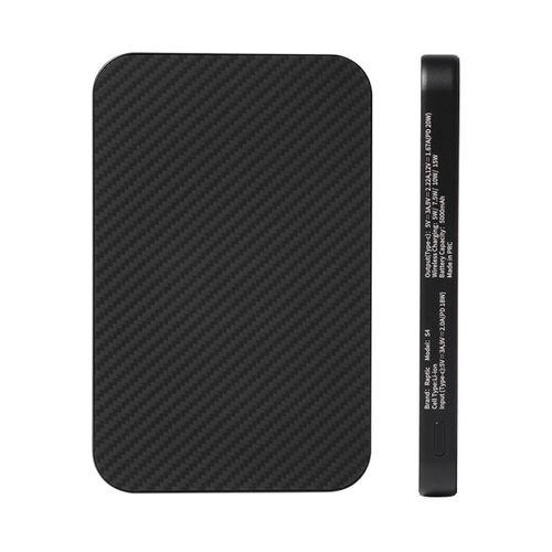 Raptic S4 Aramid-Skin M-safe Şarj Özellikli Ultra İnce 600D Powerbank 15W 5000mAh