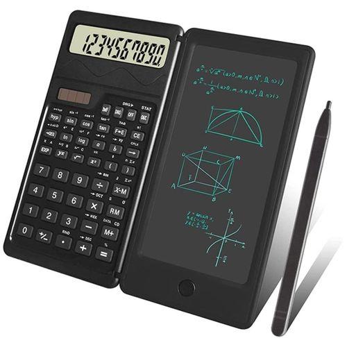 Silinebilir LCD Yazı Tabletli,Kalemli Katlanabilir Bilimsel Hesap Makinesi