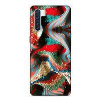 Oppo A91 Kılıf Kabartma İnciler Arka Kapak Silikon Koruma Full Koruyucu