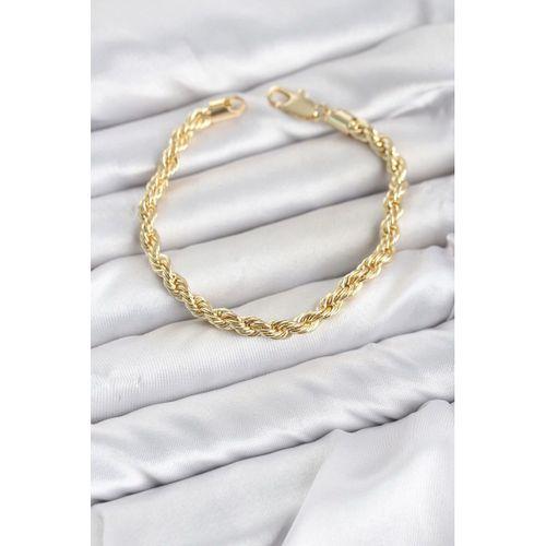 CM Burgu Model Gold Renk Pirinç Kadın Bileklik