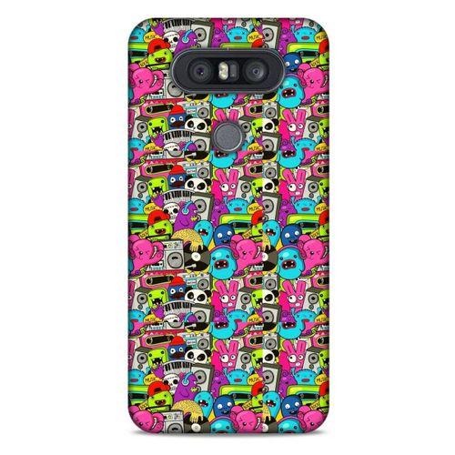 Graffitix (34) Desenli Silikon Kapak LG K41S - K51S Kılıf