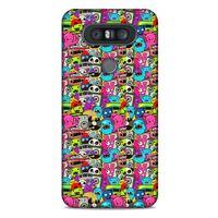 Graffitix (34) Desenli Silikon Kapak LG K41S - K51S Kılıf