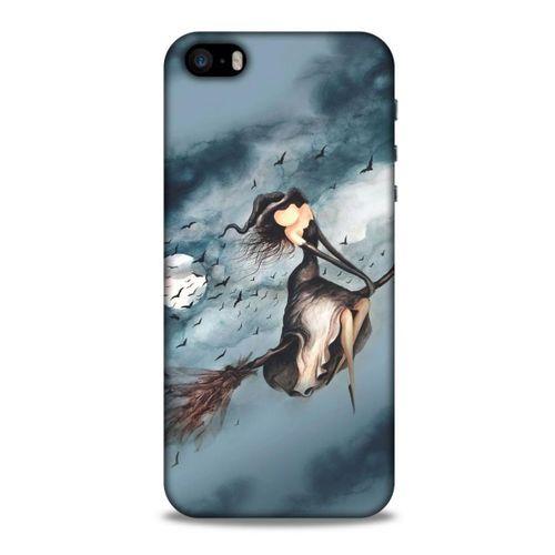 Y.Liva-2021 Özel Seri Cadılı Apple Iphone 5S Kılıf Silikon Kapak