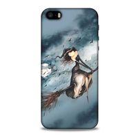 Y.Liva-2021 Özel Seri Cadılı Apple Iphone 5S Kılıf Silikon Kapak