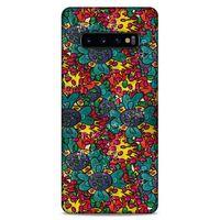 Lopard Samsung Galaxy S10 Plus Uyumlu Kılıf Soyut Sanat (29) Baskılı Arka Koruma Kılıfı