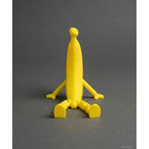 Sarkık Ayaklı Muz Dekor Biblo Sarı