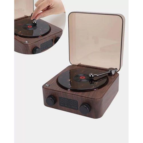 Dekoratif Gece Işıklı Bluetooth Hoparlör – Saatli Tasarım