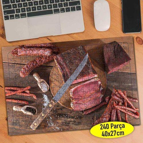 Şarküteri Et Ürünleri Besin Gıda 240 Parça Puzzle Yapboz-4565