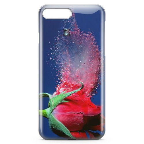 Apple iPhone 8 Plus Kılıf Gül Kırıkları Arka Kapak Koruma Desenli Full Koruyucu