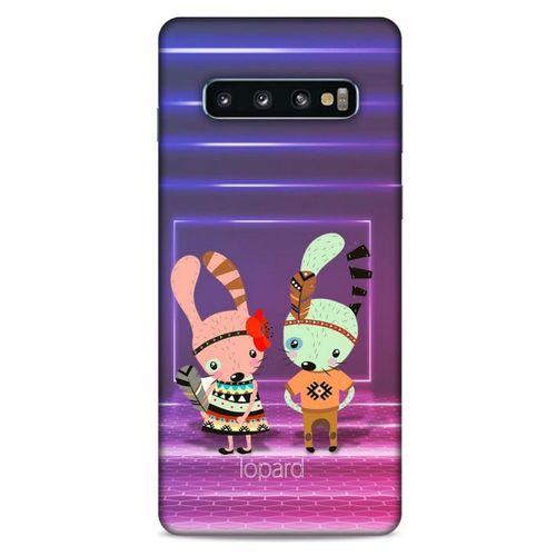 Samsung Galaxy S10 Kılıf FunnyMaX (4) Koruma Kılıfı Mor Pembe