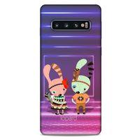 Samsung Galaxy S10 Kılıf FunnyMaX (4) Koruma Kılıfı Mor Pembe