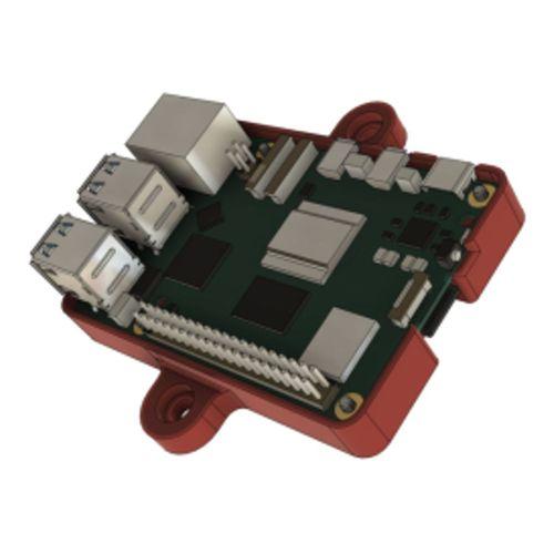30. Raspberry Pi 5 Duvar Montajı 3D Baskı (Bu ürün Sadece Plastik parçadır - Almadan Önce Soru Sorabilirsiniz)