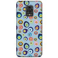 Nazarium (24) Desenli Silikon Kapak Xiaomi Redmi Note 9 Pro Kılıf