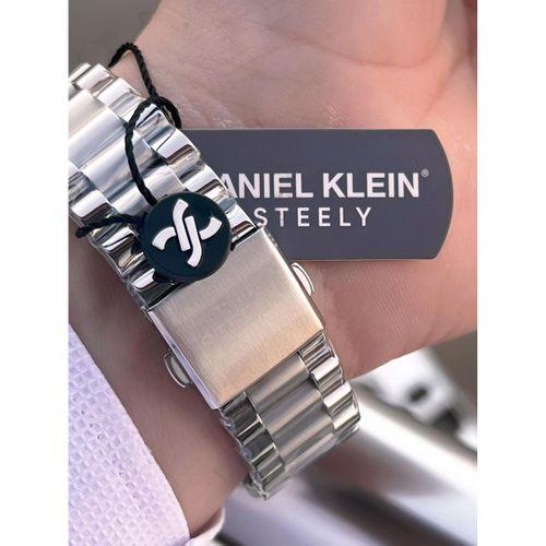Daniel Klein Erkek Kol Saati 30 Metre Suya Dayanıklı Çelik Kordon + Bileklik Hediyeli VS.BLKT.0652