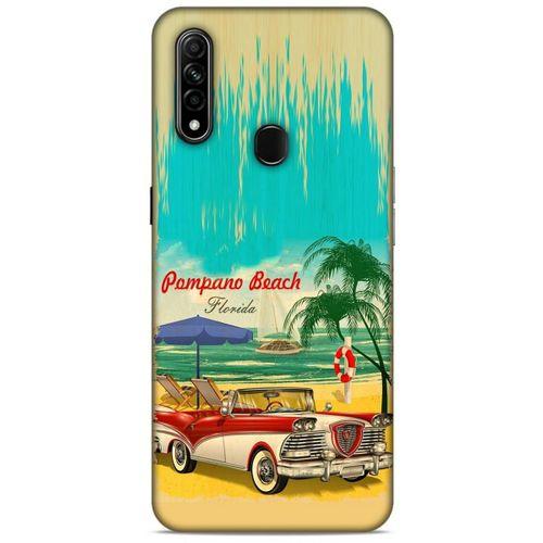 Retro (16) Desen Kalın Kılıf Renkli Oppo A31 Kılıf