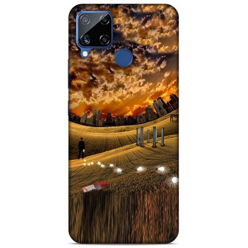 Lopard Oppo Realme C15 Uyumlu Kılıf Manipülasyon ☻ (24) Darbe Emici Kılıf Desenli